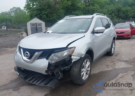 2014 Nissan Rogue Sv from USA, damaged, VIN 5N1AT2MV4EC862328